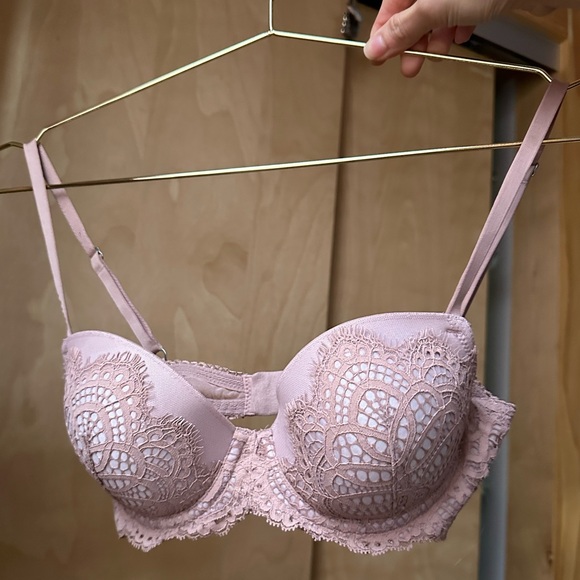 Victoria's Secret Other - Victoria’s Secret Dream Angels Demi Lightly Lined Double Mauve Color 32D